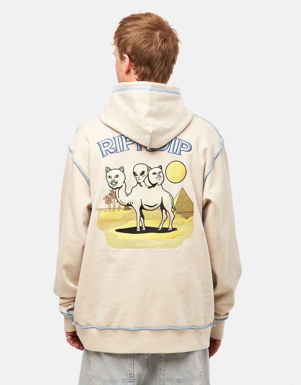 RIPNDIP Barnum Pullover Hoodie - Bone White