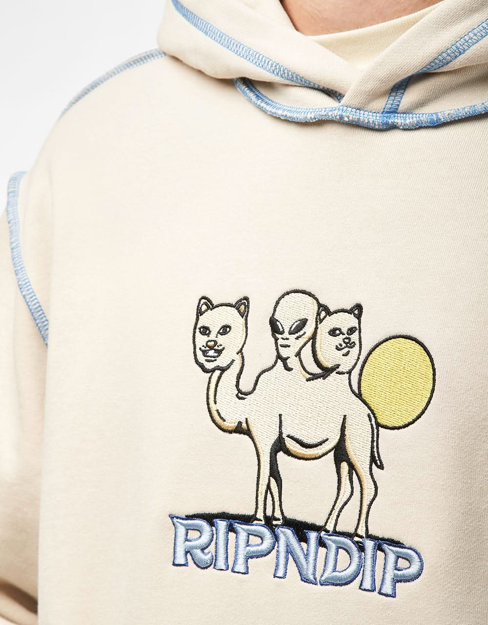 RIPNDIP Barnum Pullover Hoodie - Bone White