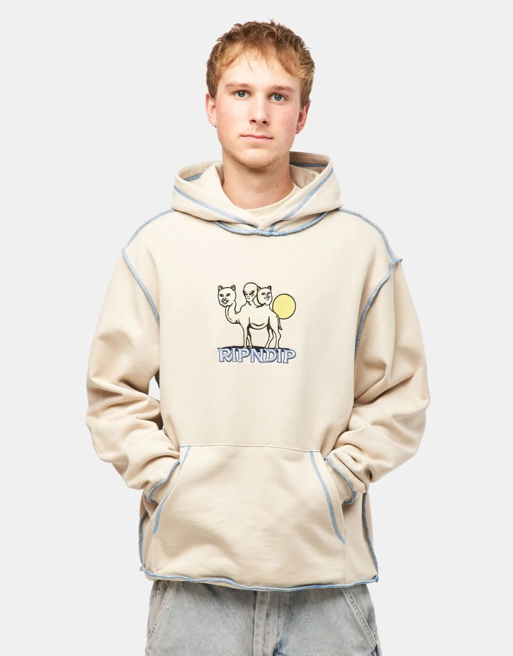 RIPNDIP Barnum Pullover Hoodie - Bone White