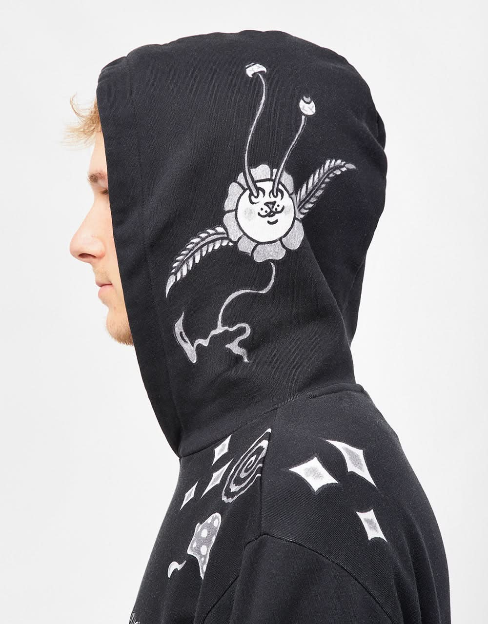 RIPNDIP Space Walk Pullover Hoodie - Black