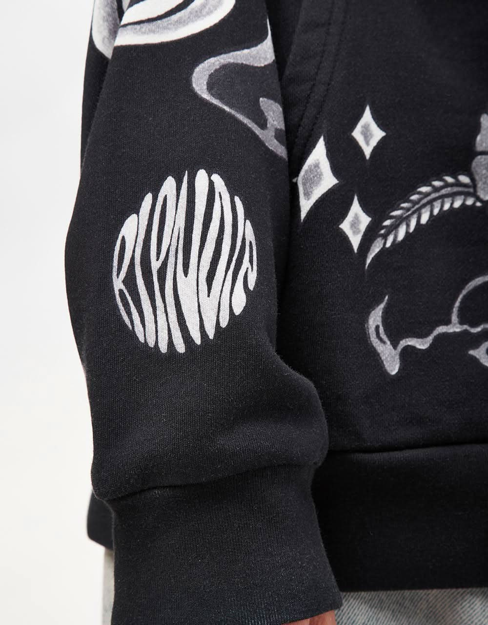 RIPNDIP Space Walk Pullover Hoodie - Black