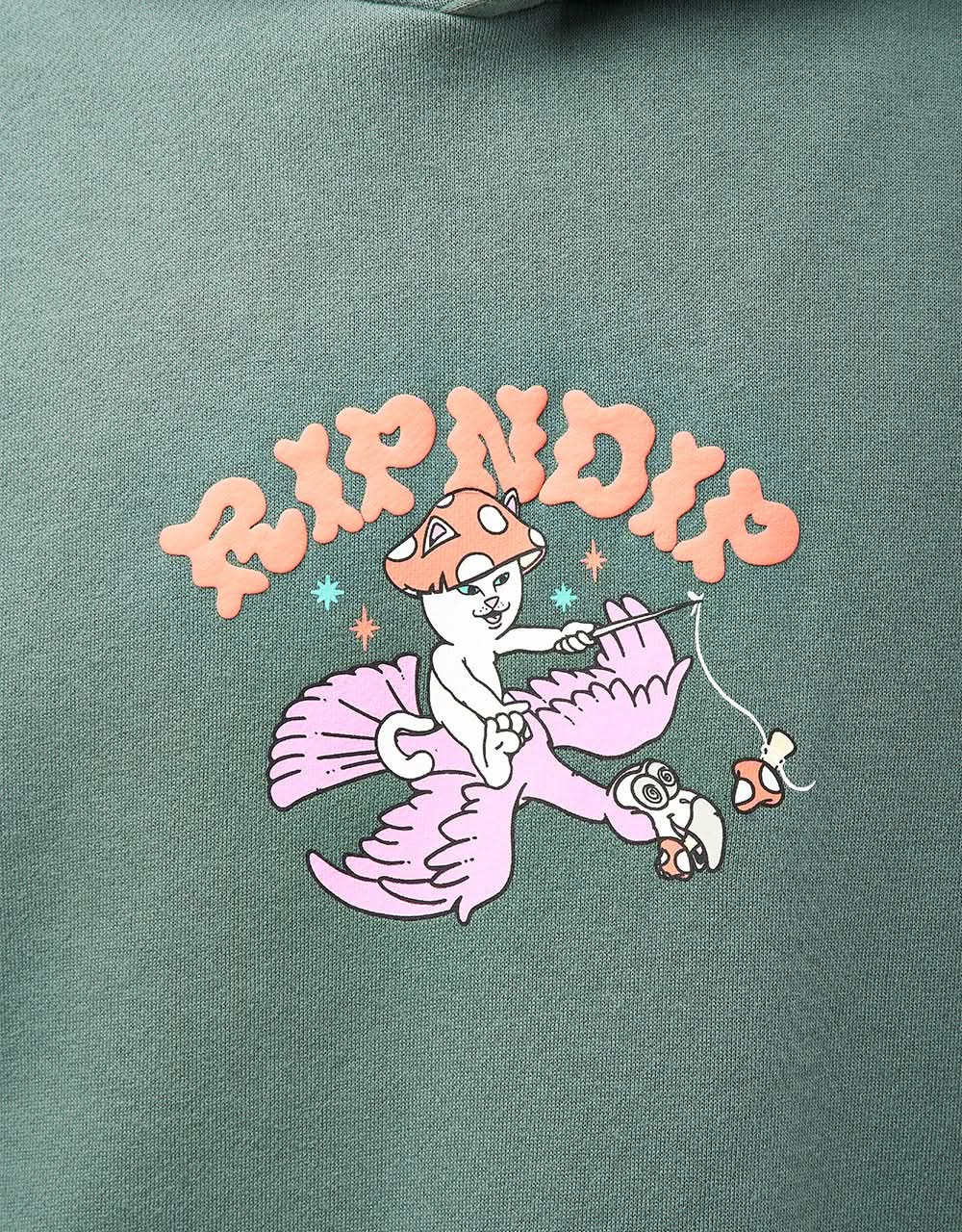 RIPNDIP Take A Trip Pullover Hoodie - Alpine Green