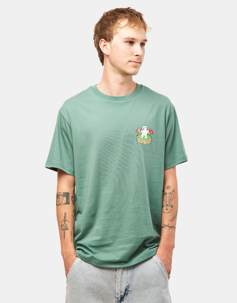 RIPNDIP Bulking T-Shirt - Olive