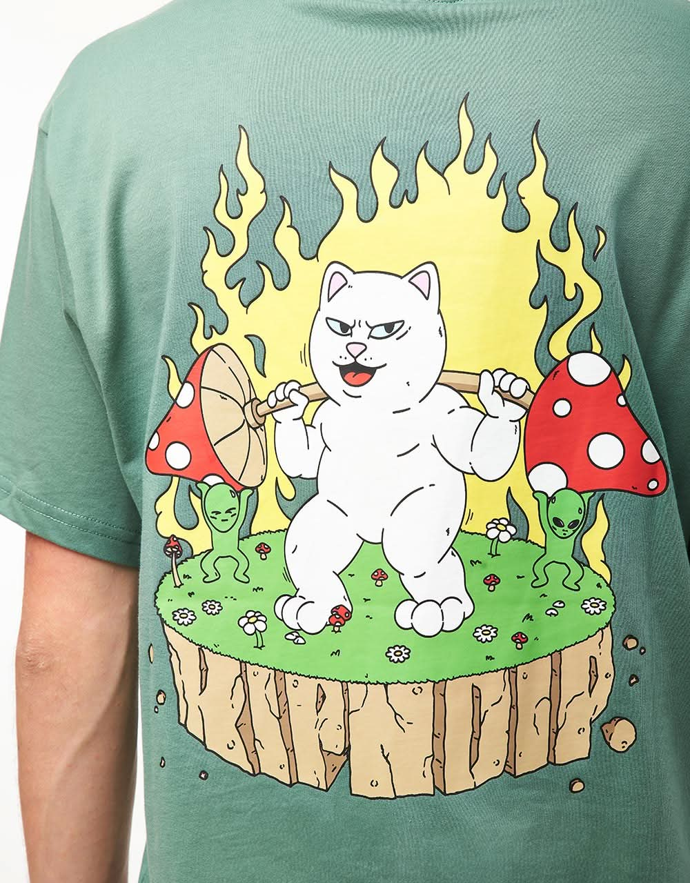 RIPNDIP Bulking T-Shirt - Olive