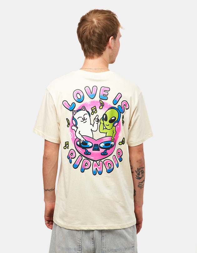 RIPNDIP Love Is RIPNDIP T-Shirt - Natural