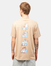 T-shirt RIPNDIP per lo spuntino pomeridiano - Mandorla