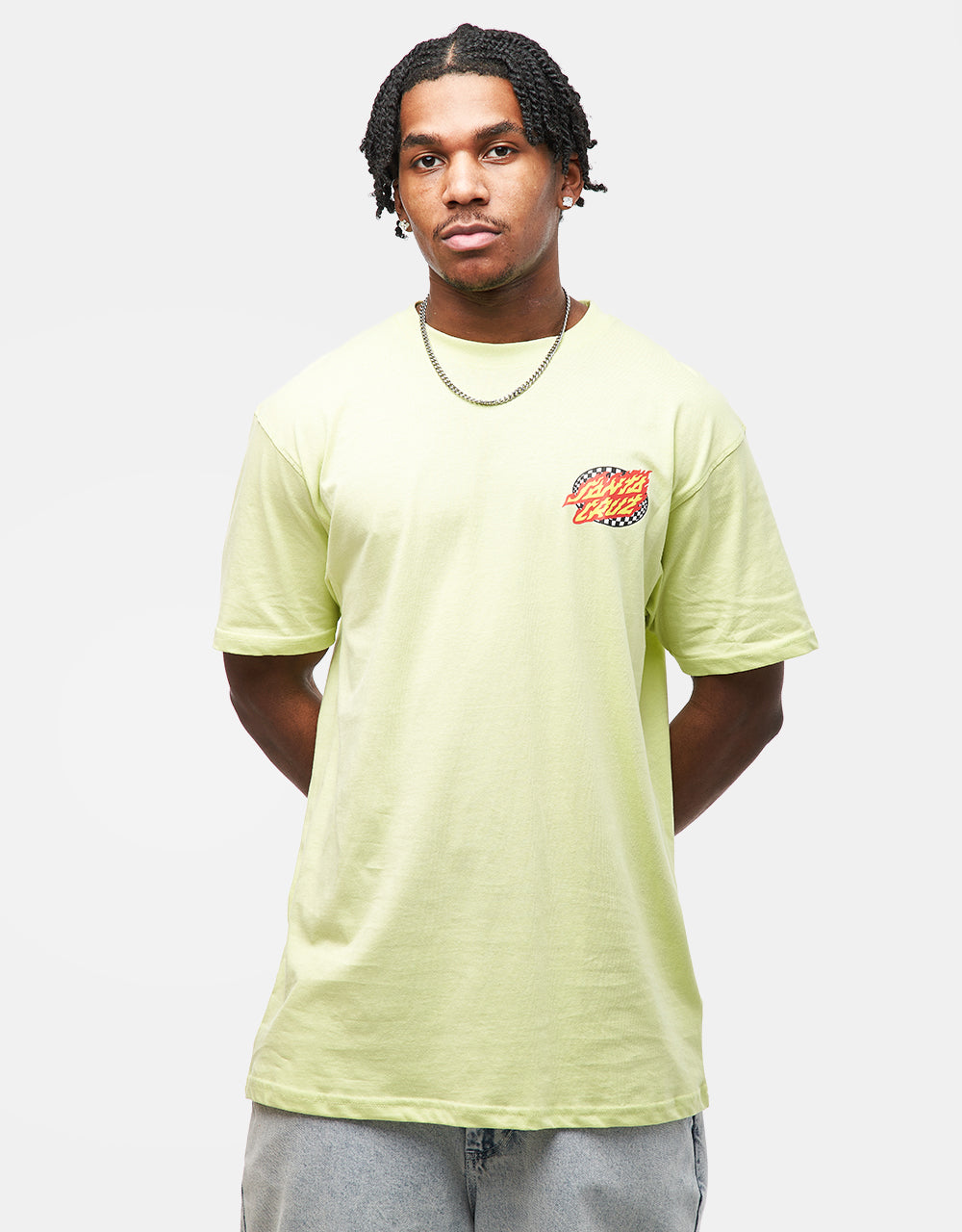 Santa Cruz Goal Flame T-Shirt - Matcha