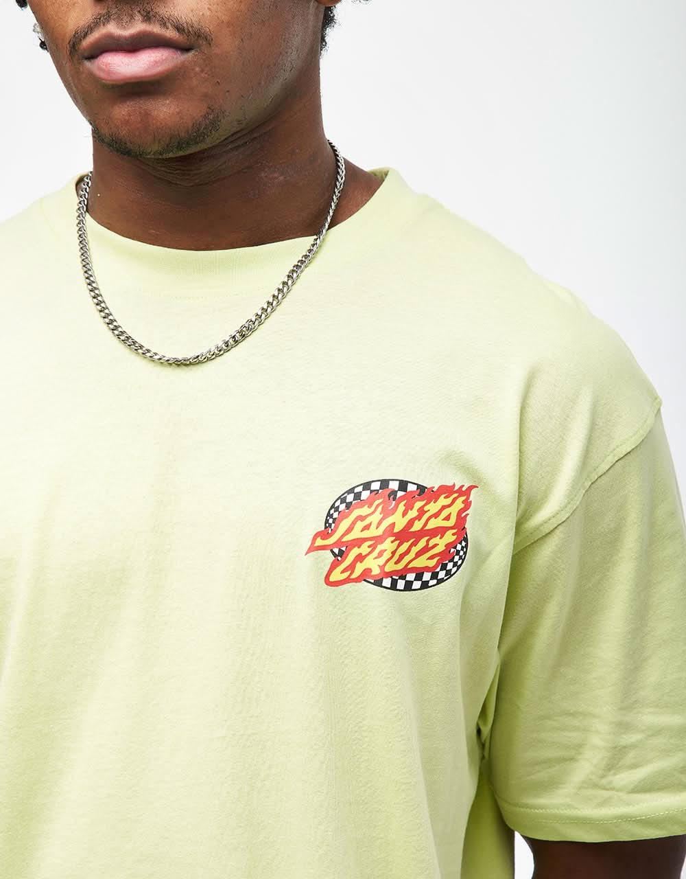 Santa Cruz Goal Flame T-Shirt - Matcha