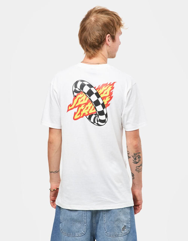 Santa Cruz Goal Flame T-Shirt - White