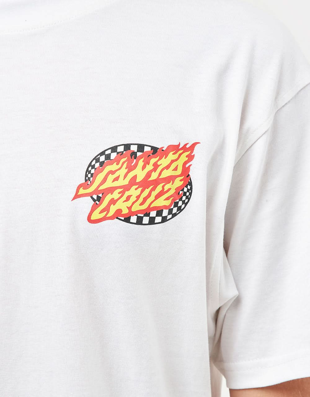 Santa Cruz Goal Flame T-Shirt - White