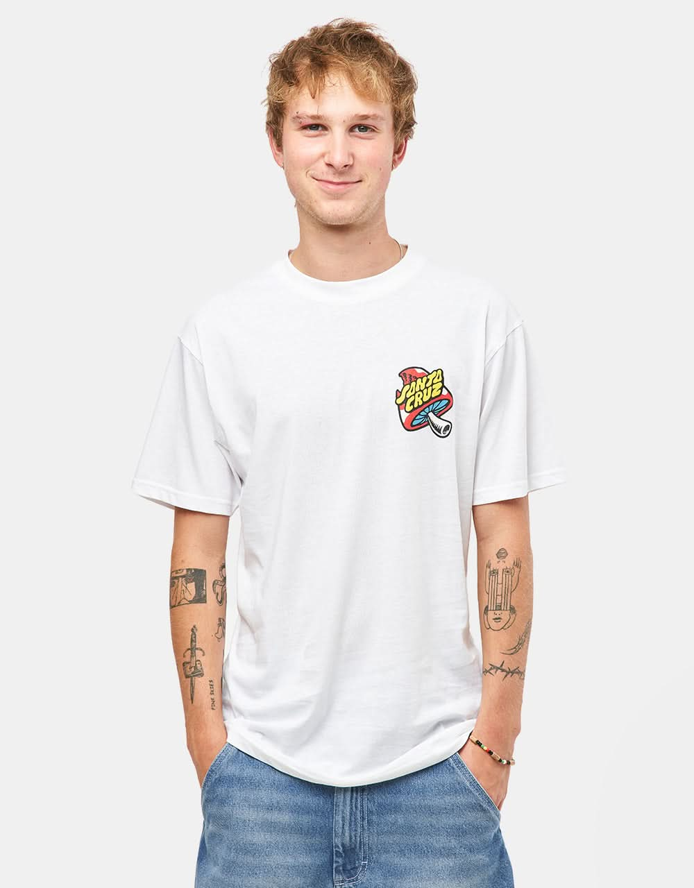 Santa Cruz Winkowski 8Ballr Comic T-Shirt - White