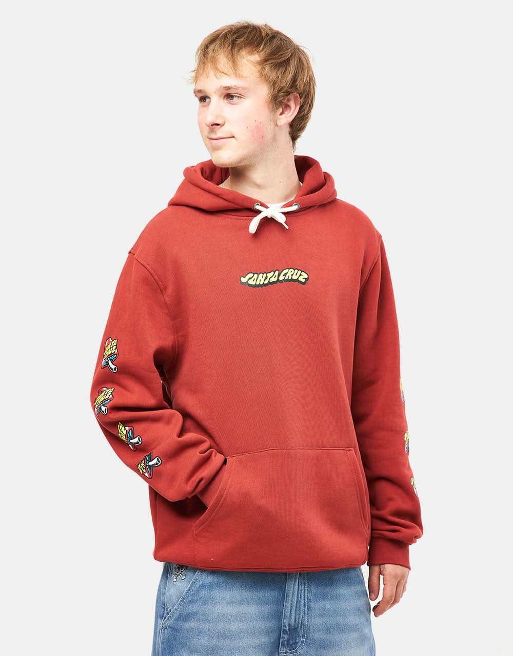 Santa Cruz Winkowski 8Ballr Comic Strip Pullover Hoodie - Dark Rust