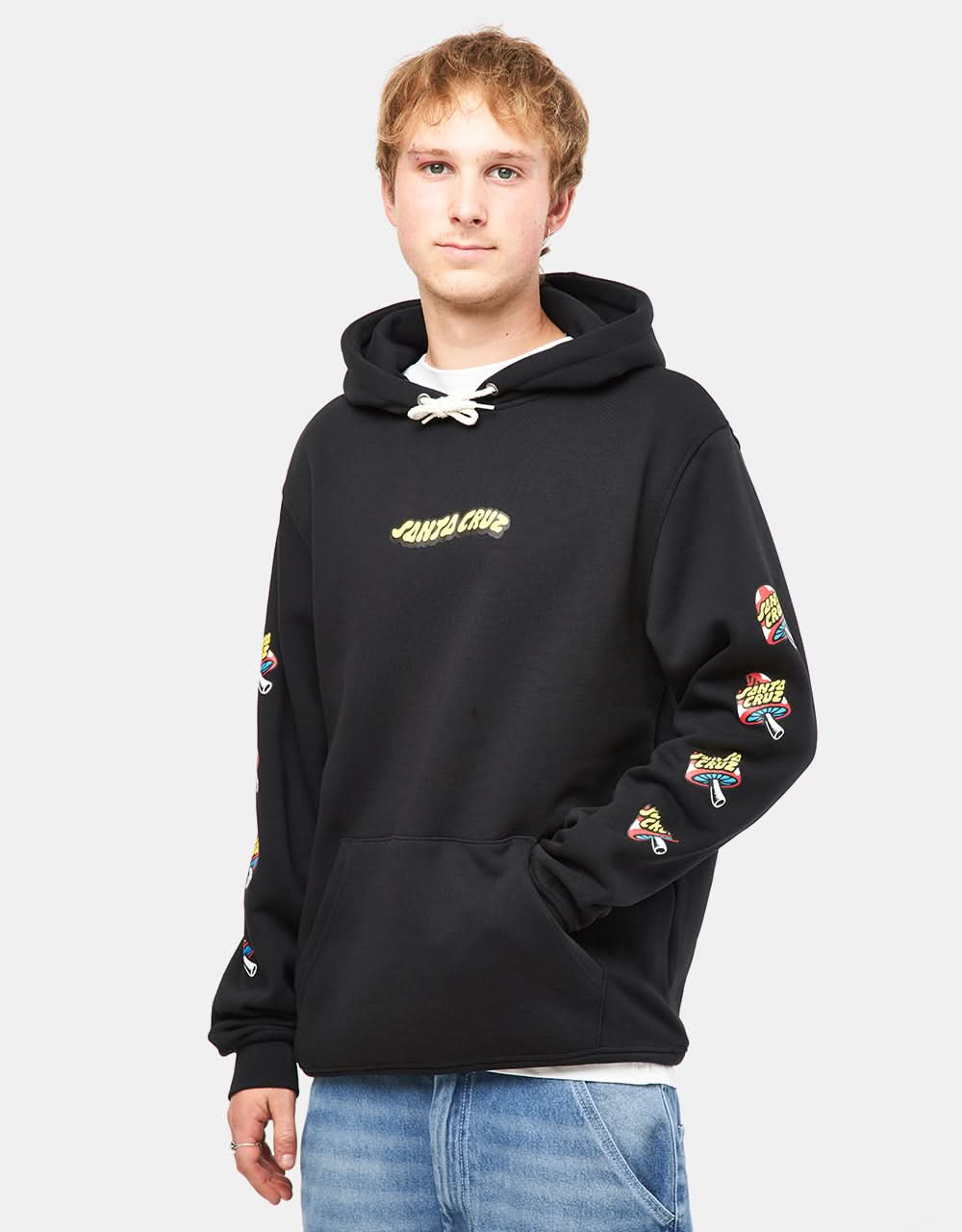 Santa Cruz Winkowski 8Ballr Comic Strip Pullover Hoodie - Black