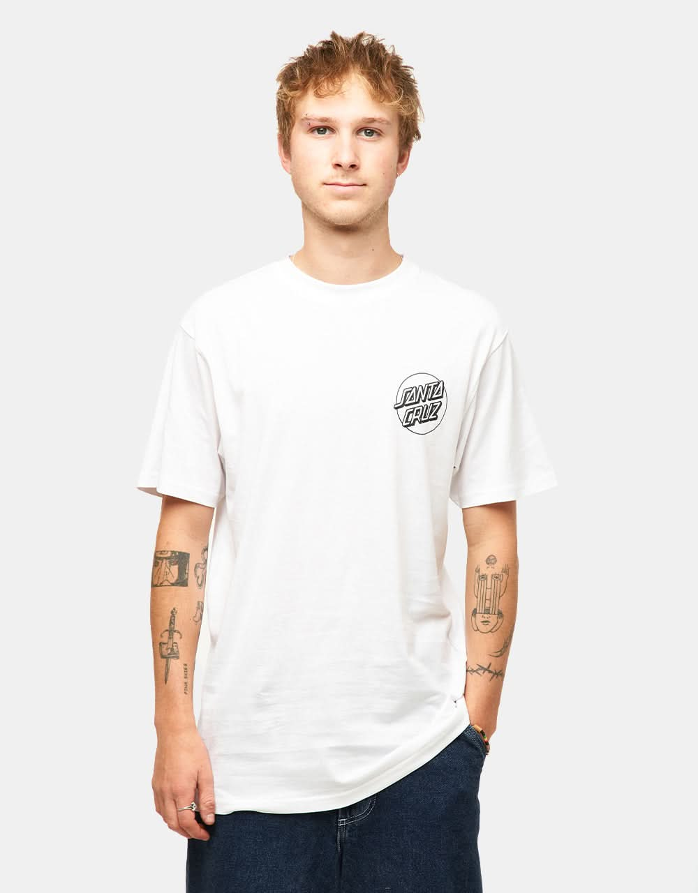 Santa Cruz Kendall Atomic T-Shirt - White