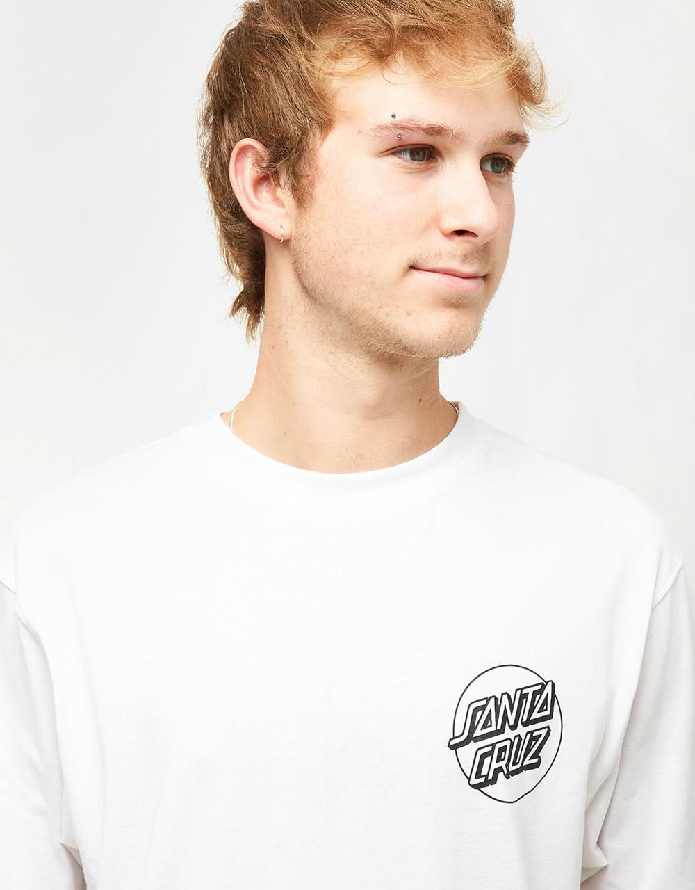 Santa Cruz Kendall Atomic T-Shirt - White