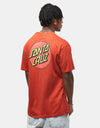 Santa Cruz Classic Dot Chest T-Shirt - Dark Rust