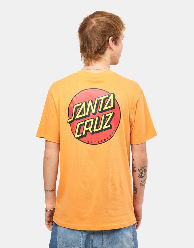 Santa Cruz Classic Dot Chest T-Shirt - Washed Apricot