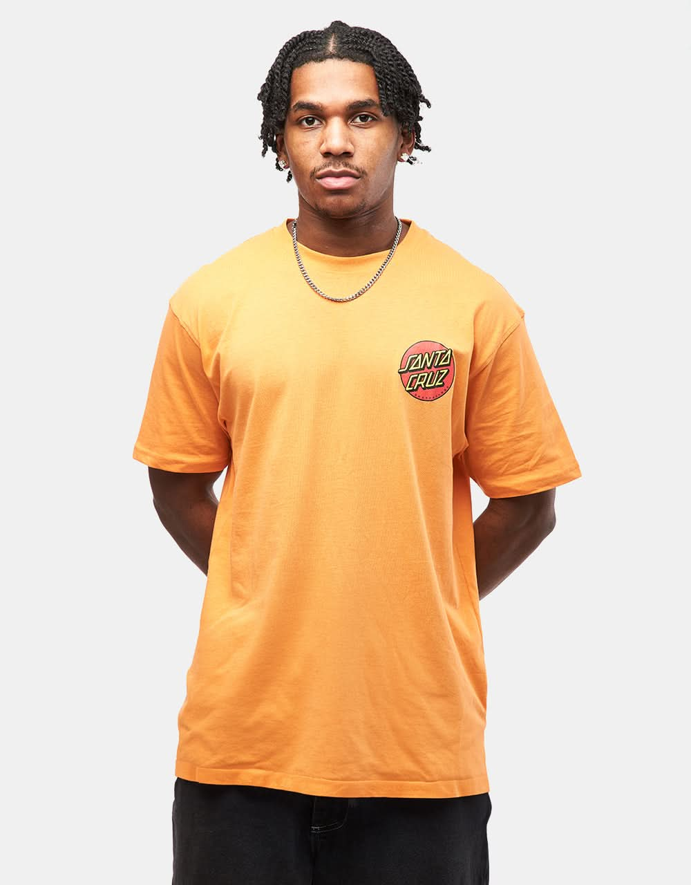 Santa Cruz Classic Dot Chest T-Shirt - Washed Apricot