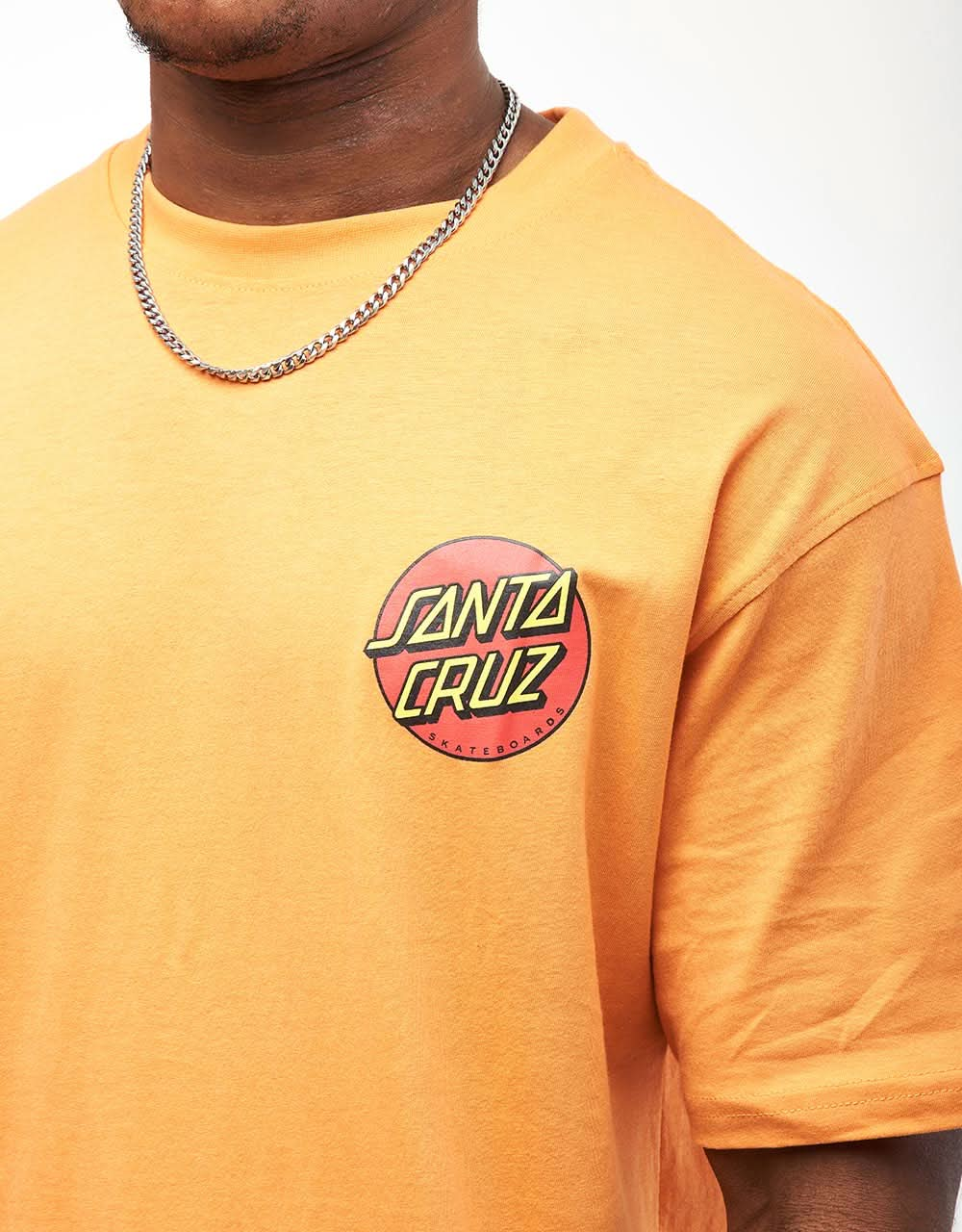 Santa Cruz Classic Dot Chest T-Shirt - Washed Apricot