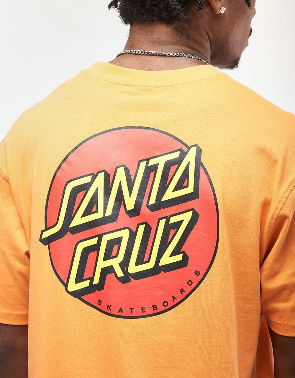 Santa Cruz Classic Dot Chest T-Shirt - Washed Apricot