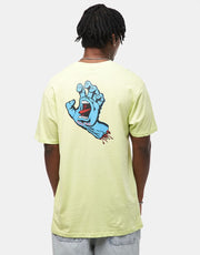 Santa Cruz Screaming Hand Chest T-Shirt - Matcha