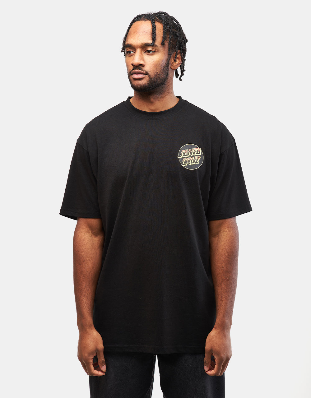 Santa Cruz Kendall Wolf Dot T-Shirt - Black