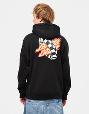 Santa Cruz Goal Flame Pullover Hoodie - Black