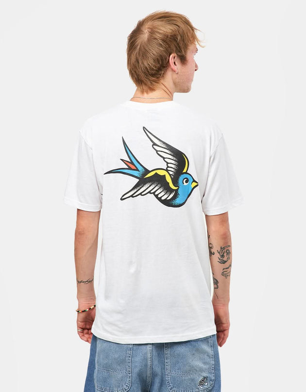 T-shirt Santa Cruz Sparrow UK EXCLUSIVE - Blanc