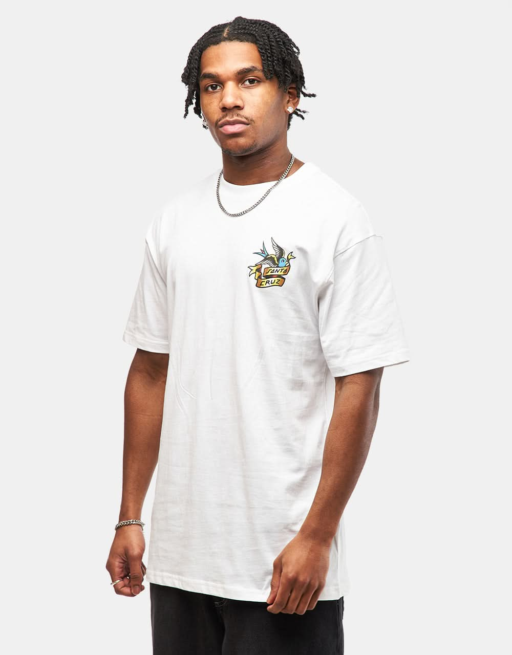 Santa Cruz Sparrow UK EXCLUSIVE T- Shirt - White