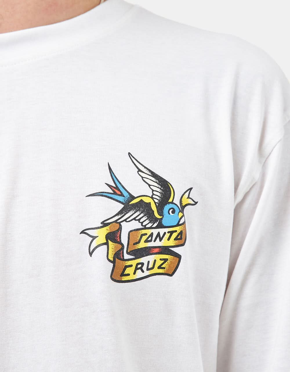 Santa Cruz Sparrow UK EXCLUSIVE T- Shirt - White