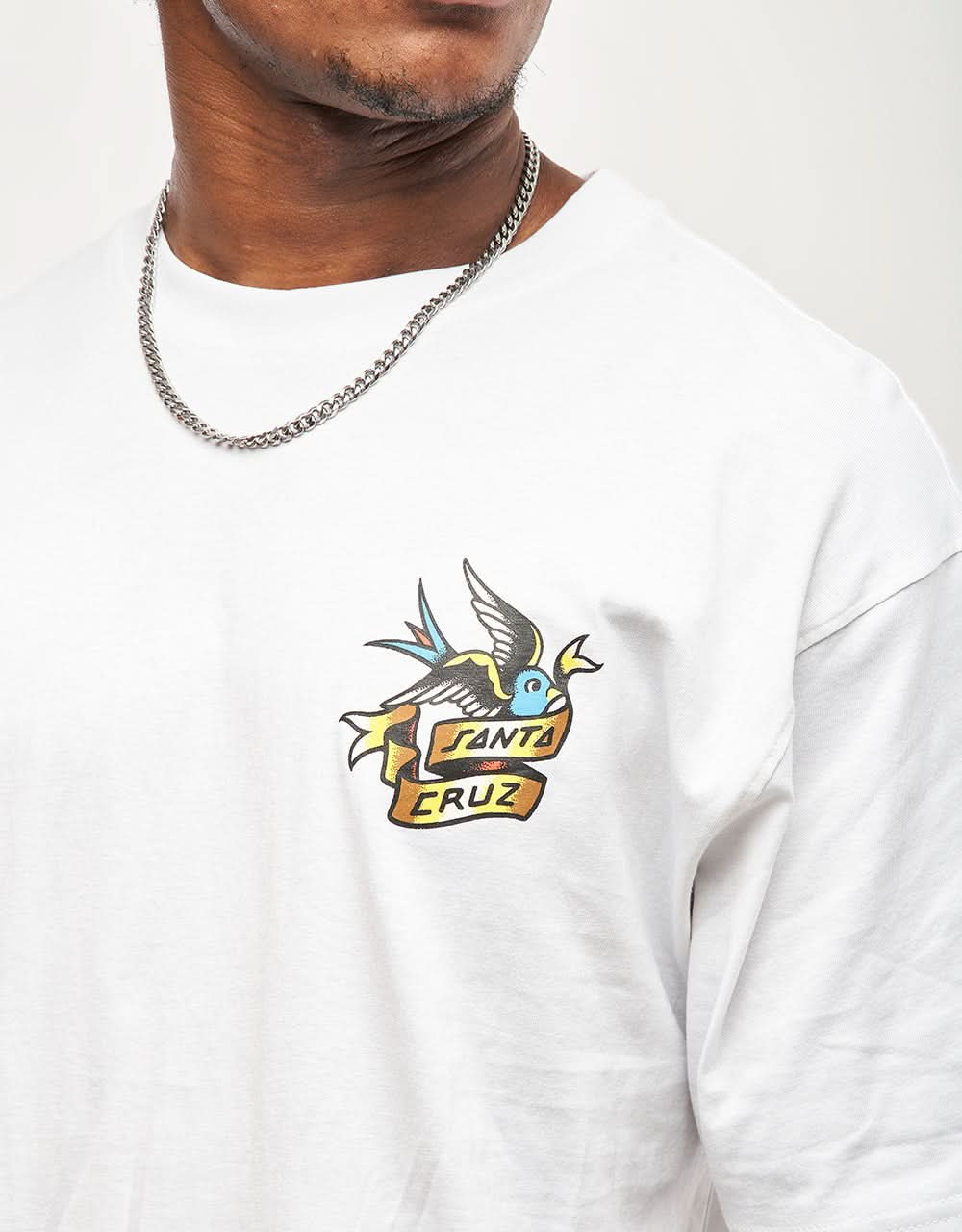 Santa Cruz Sparrow UK EXCLUSIVE T- Shirt - White