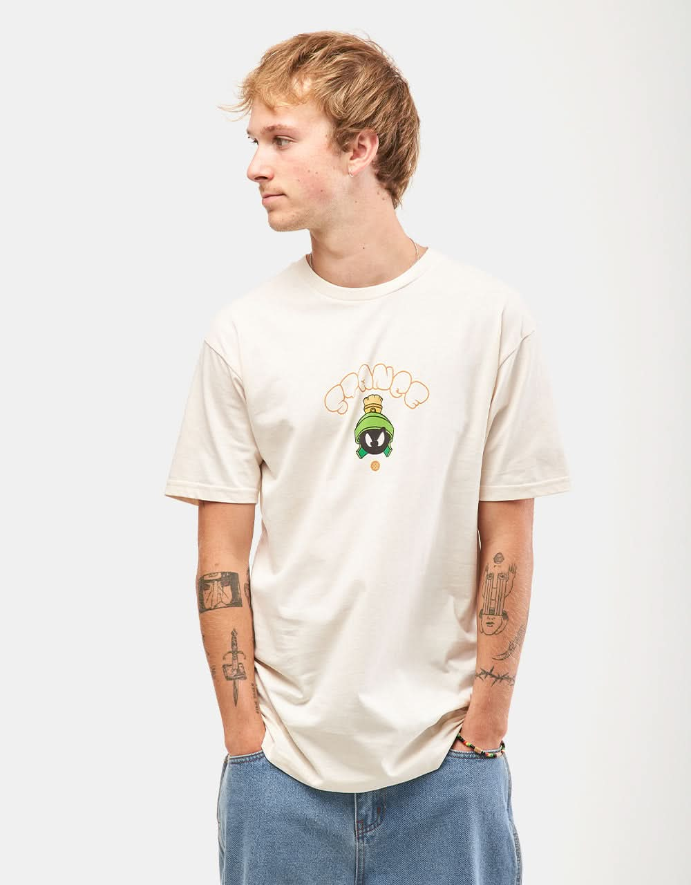 Camiseta Stance x Looney Tunes - Blanco vintage