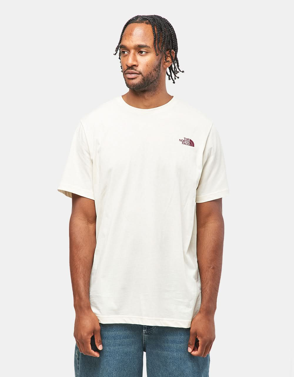 The North Face Topographic T-Shirt - White Dune