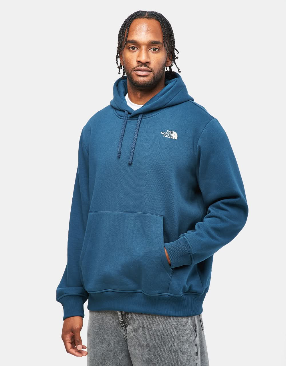 Felpa con cappuccio topographic pullover The North Face - Midnight Petrol