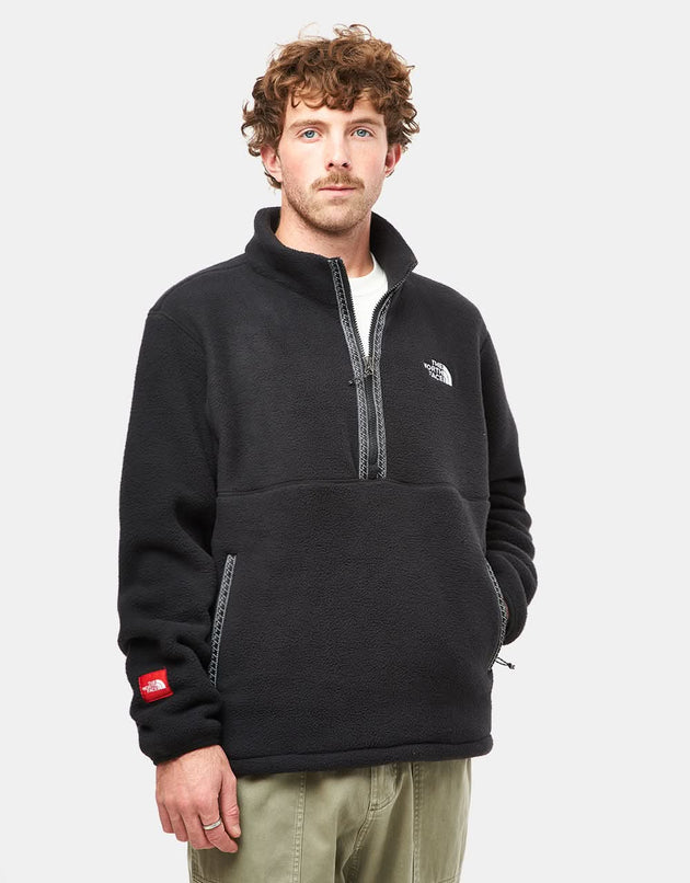 Pile pullover con zip a 1/4 The North Face Fleeski - TNF nero