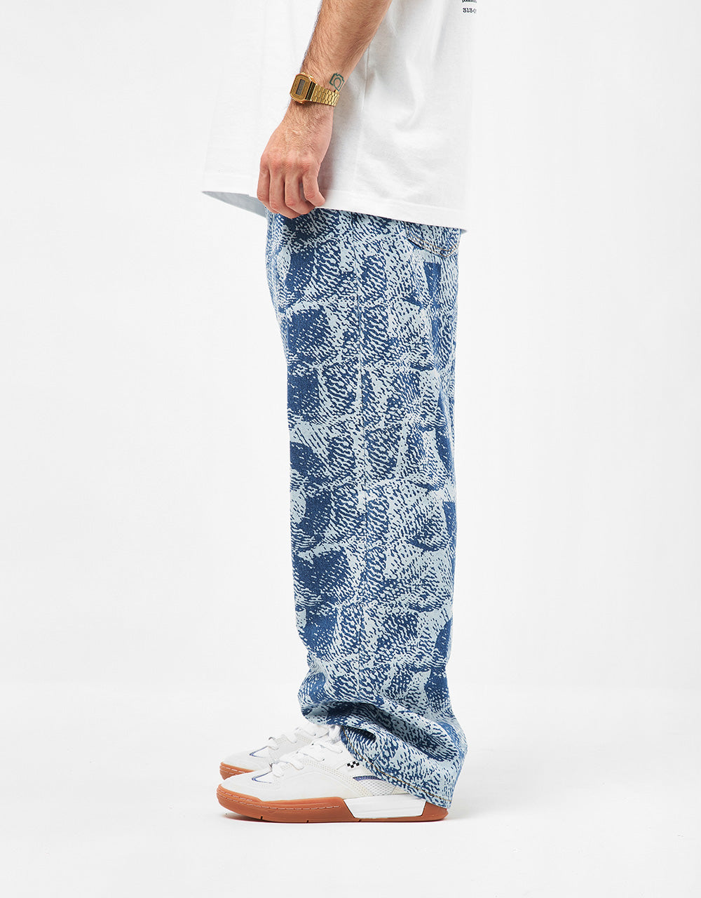 Volcom Fergadelic Denim Pant - Blue Print