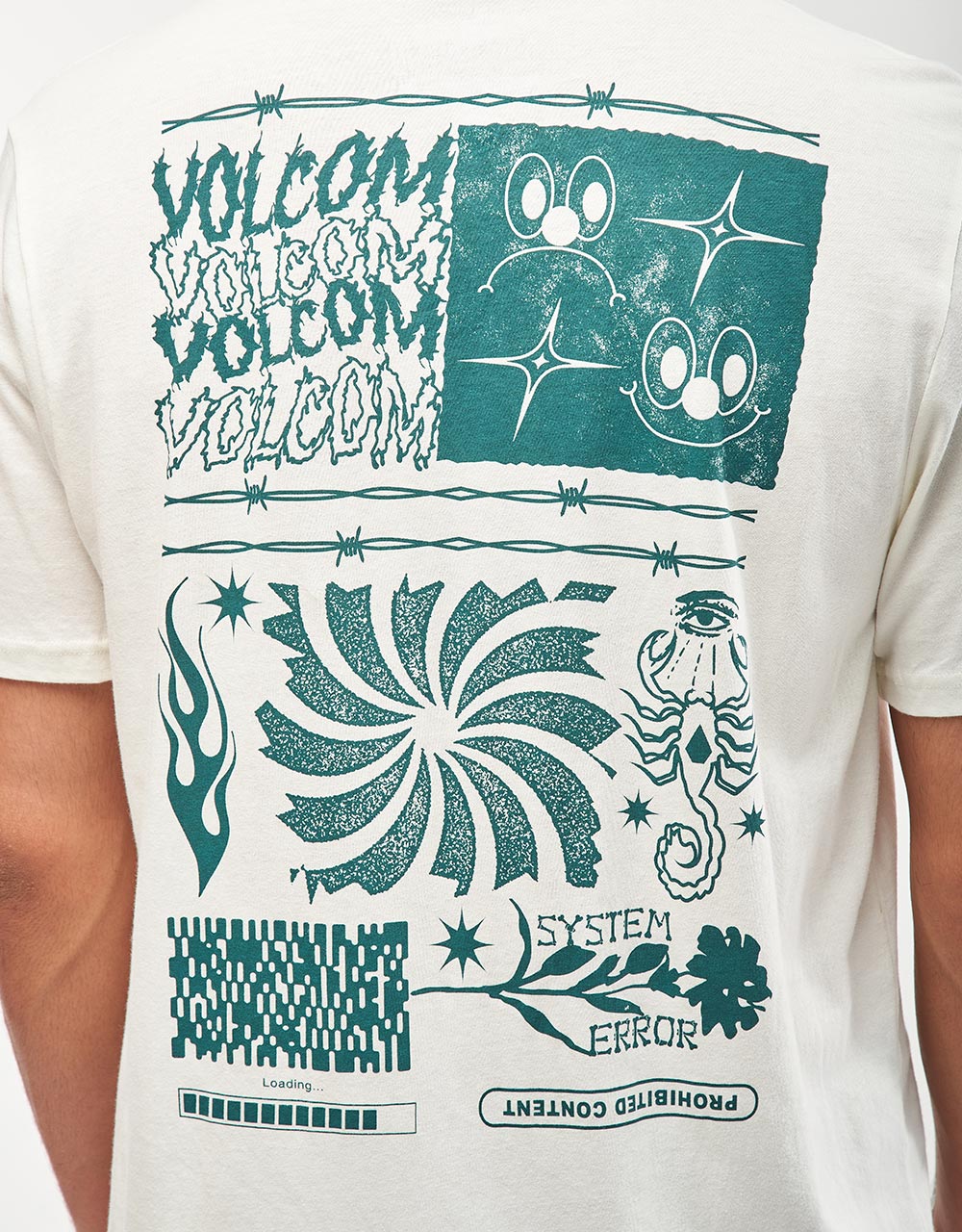 Volcom System Error T-Shirt - Off White