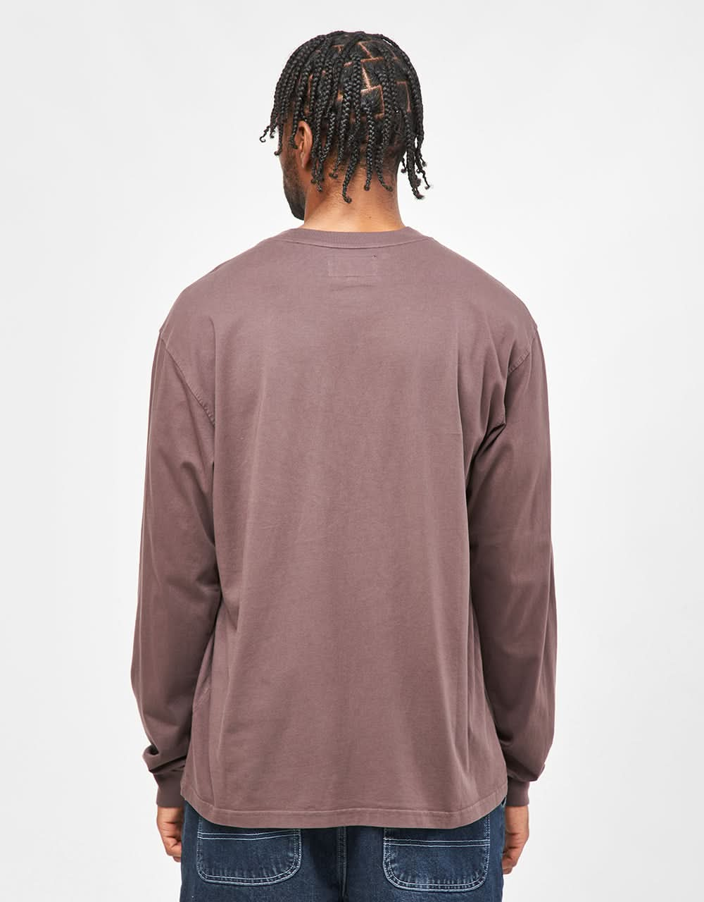 Welcome Barb Garment-Dyed L/S T-Shirt - Raisin