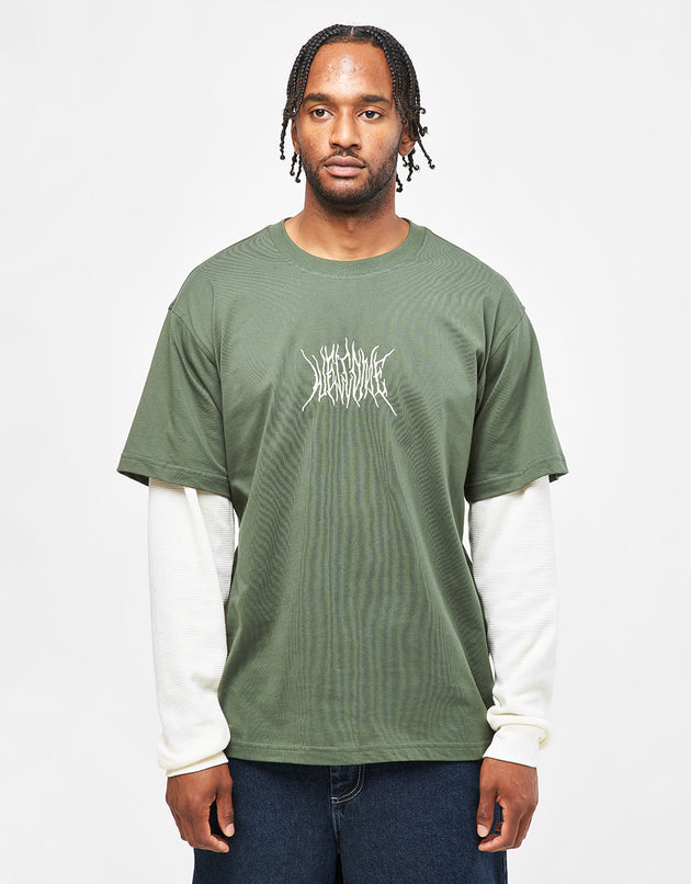 Welcome Chasm Latered L/S T-Shirt - Ivy