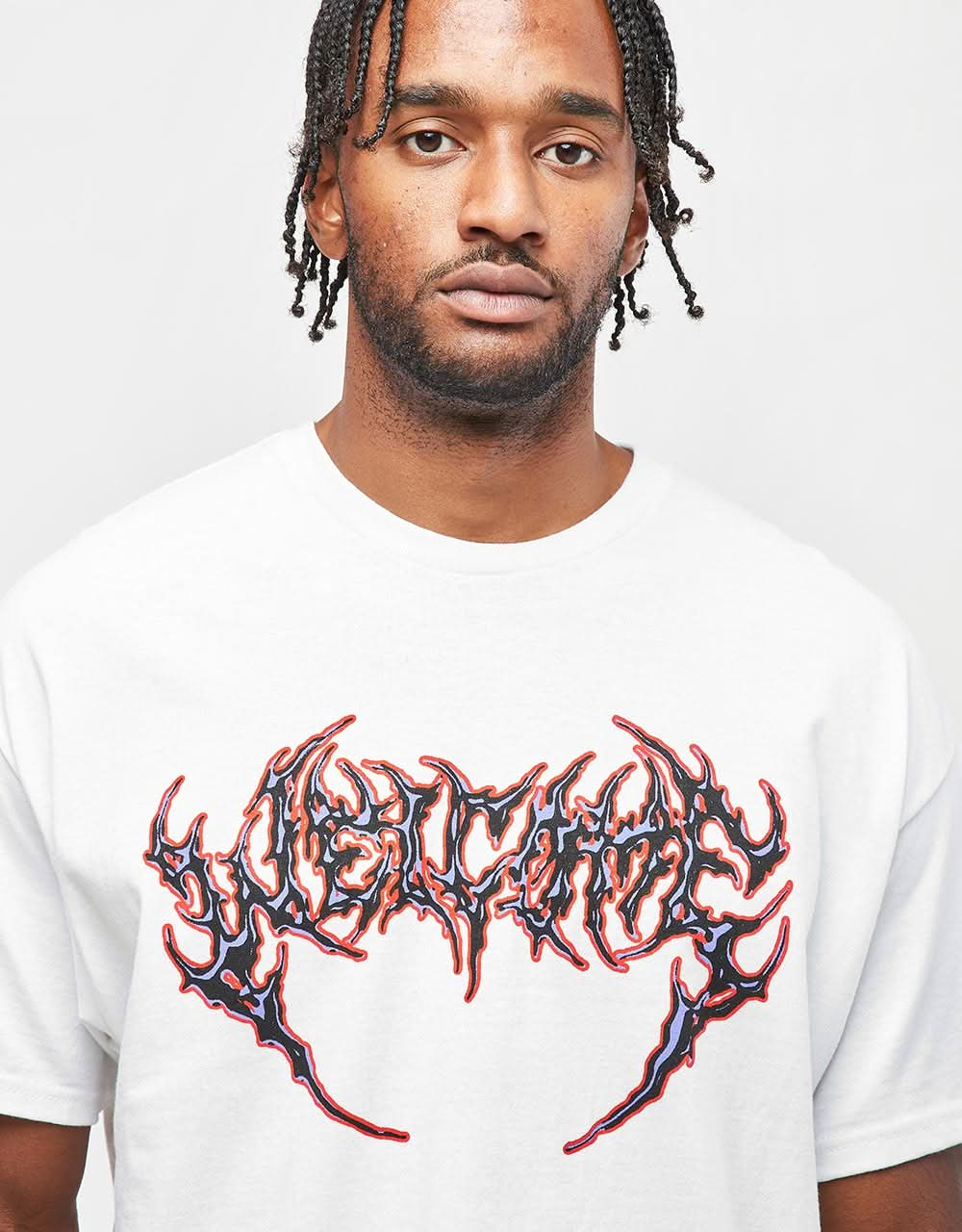 Welcome Fang T-Shirt - White/Purple/Red