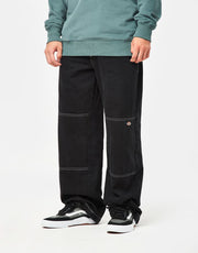 Pantalon en denim double genou Dickies - Denim noir