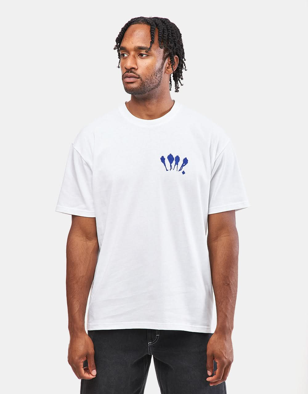 Last Resort AB BF Vanish T-Shirt - White/Blue