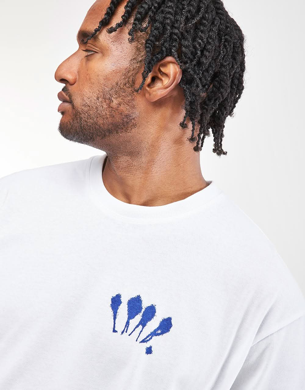 Last Resort AB BF Vanish T-Shirt - White/Blue