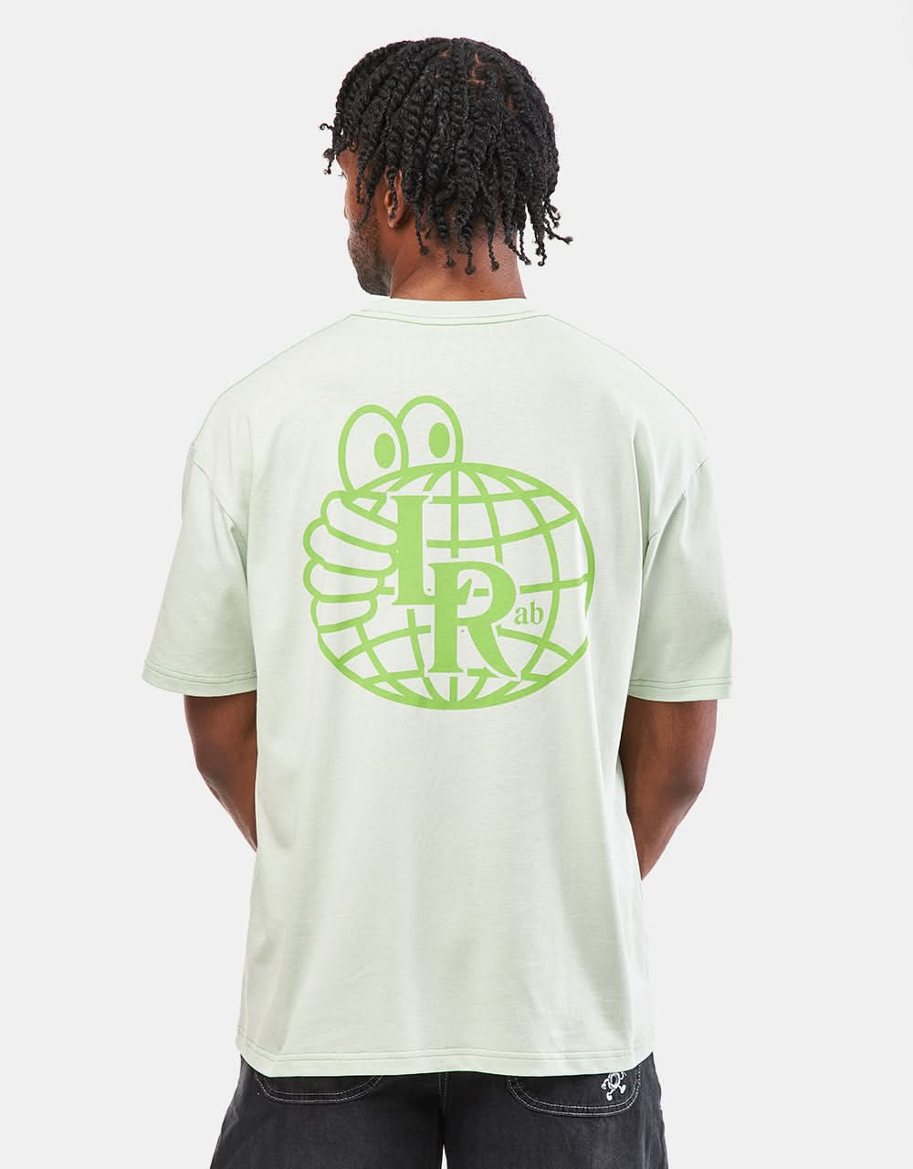 Last Resort AB Atlas Monogram T-Shirt - Green Tint/Neon