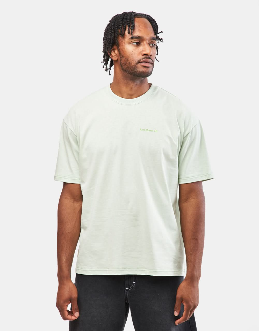 Last Resort AB Atlas Monogram T-Shirt - Green Tint/Neon