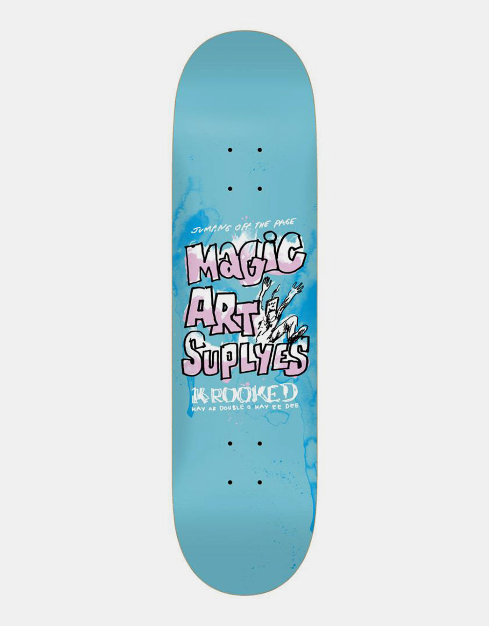 Krooked Team Magic Art Supplies Planche de Skateboard - 8,06"