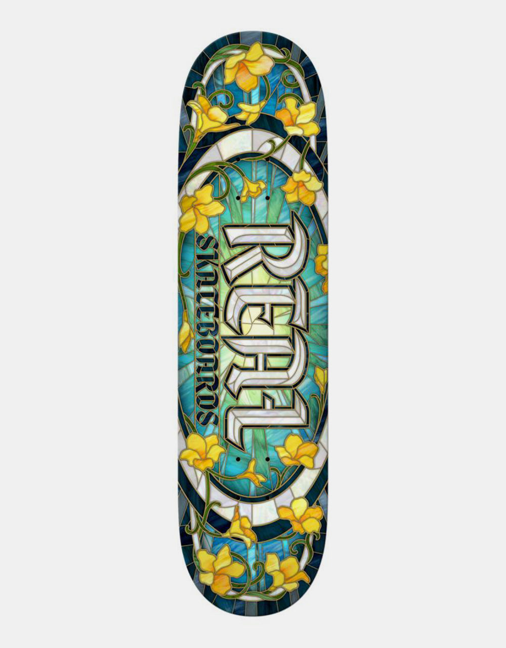 Real Team Oval Cathedral Skateboard Deck - 8.06"