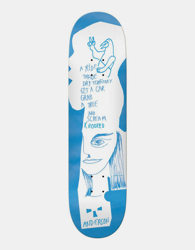 Tabla de skate Krooked Manderson Territory - 8,12"