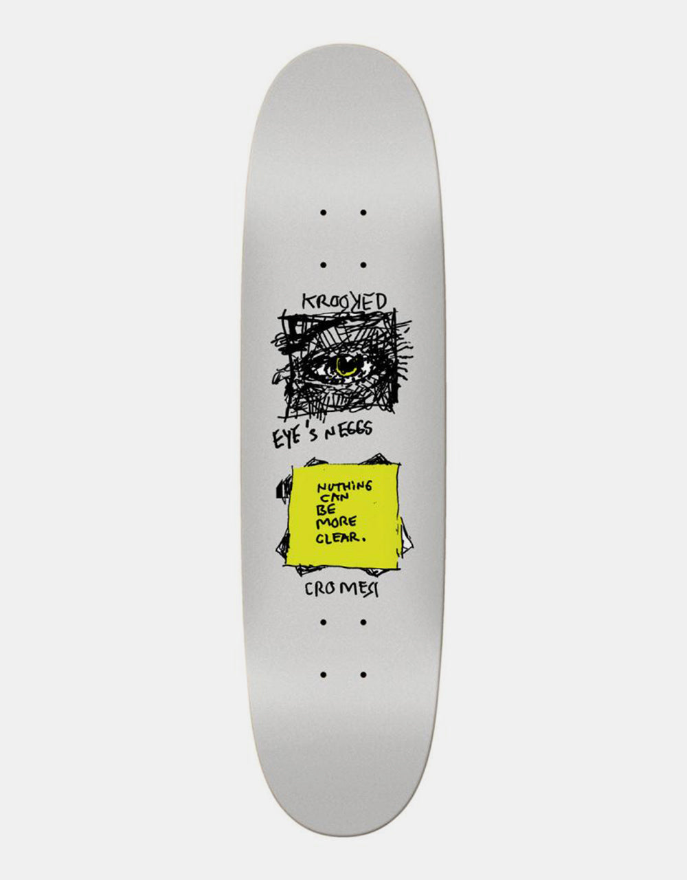 Skateboardový deck Krooked Cromer Eyes N Eggs – 8,25"