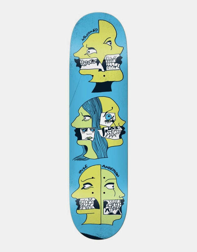 Krooked Manderson Two Face Skateboard Deck - 8.06"